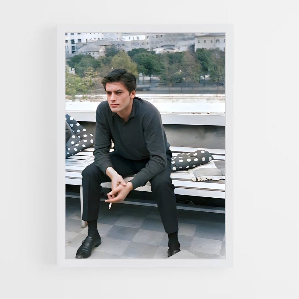 ap-alain delon-1 cadre Blanc