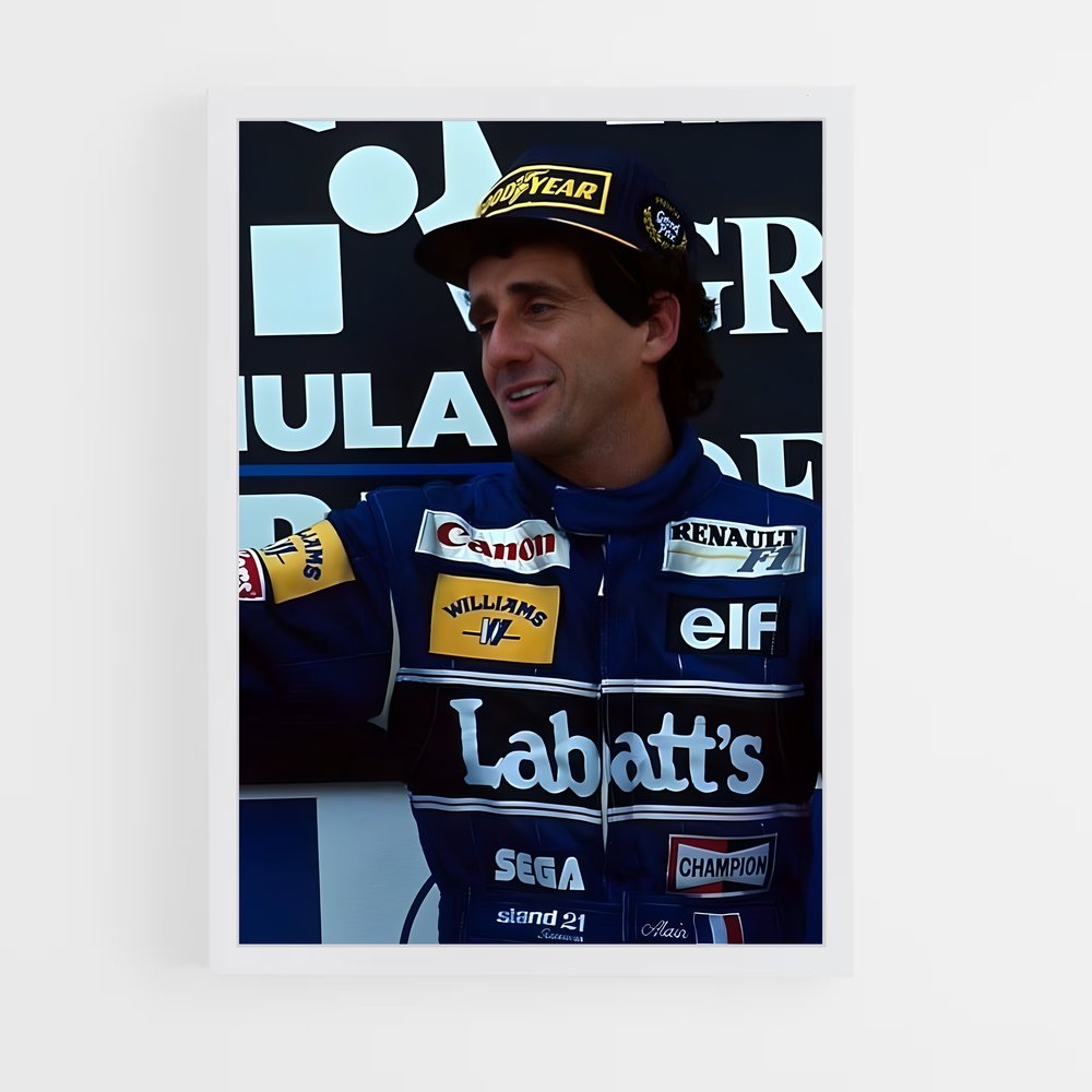 ap-alain prost-7 cadre Blanc