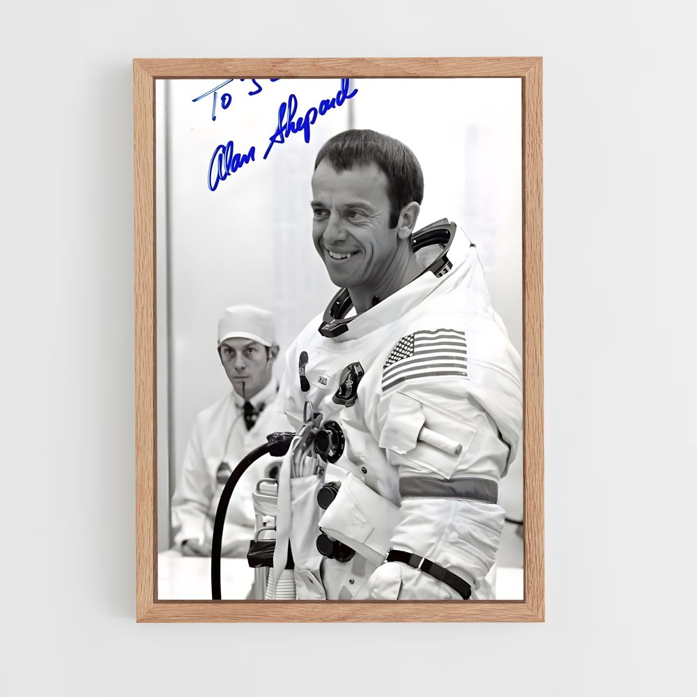 ap-alan shepard-1 cadre Bois clair