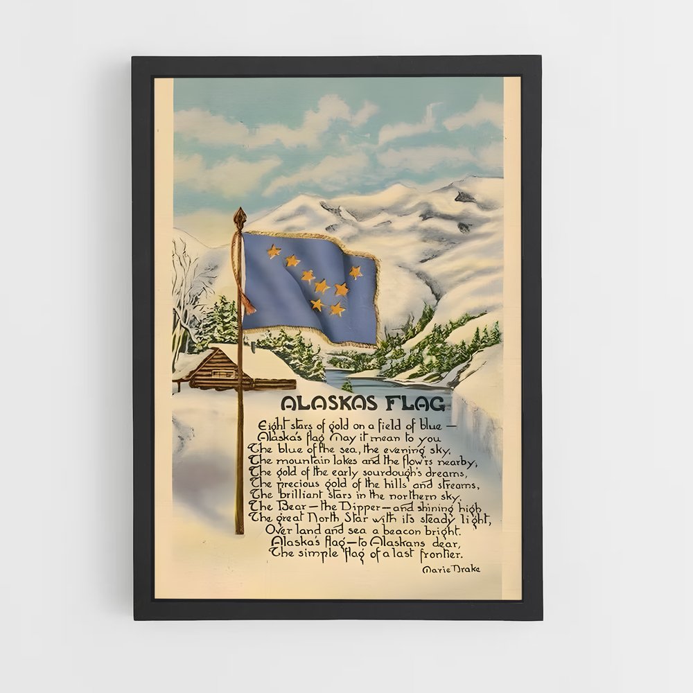 ap-alaska flag-1 cadre Noir