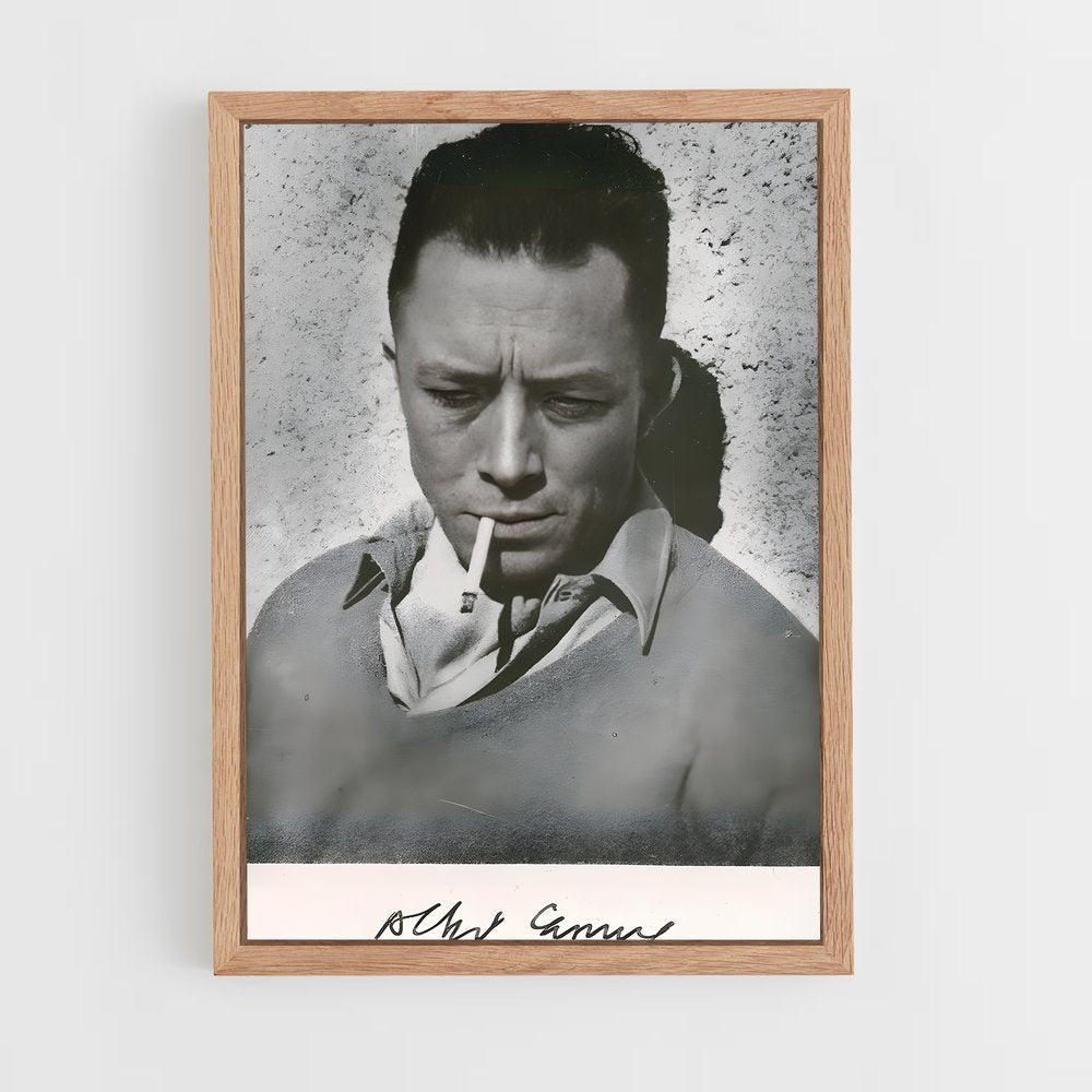 ap-albert camus-2 cadre Bois clair