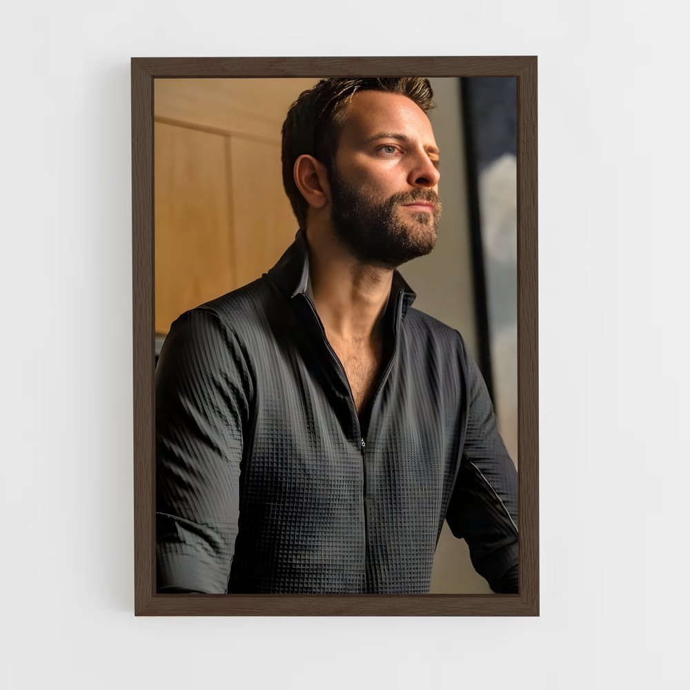ap-alessandro borghi-5 cadre Bois foncé