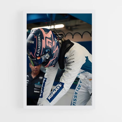 ap-alex albon-4 cadre Blanc