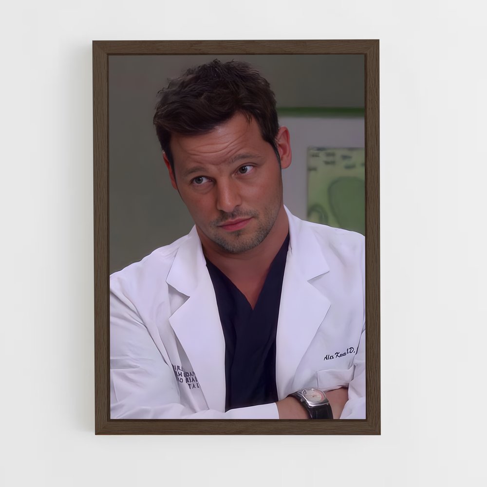 ap-alex karev-1 cadre Bois foncé