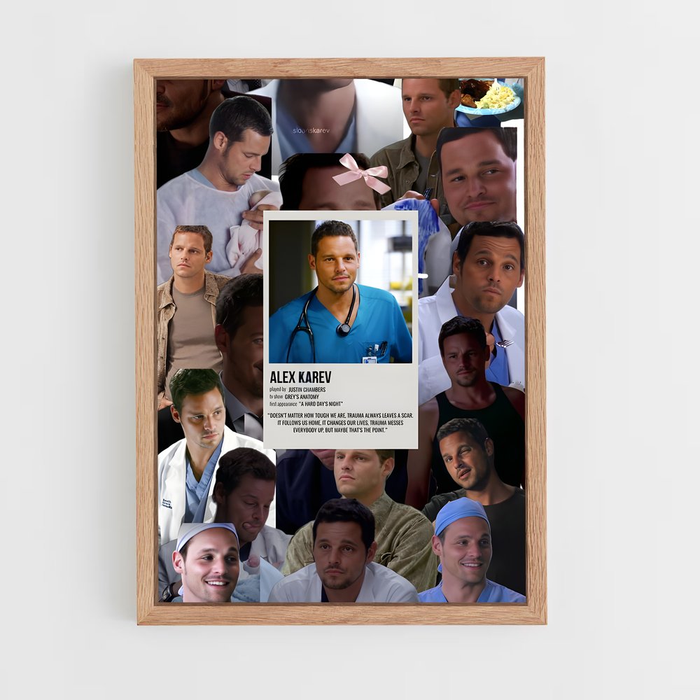 ap-alex karev-3 cadre Bois clair