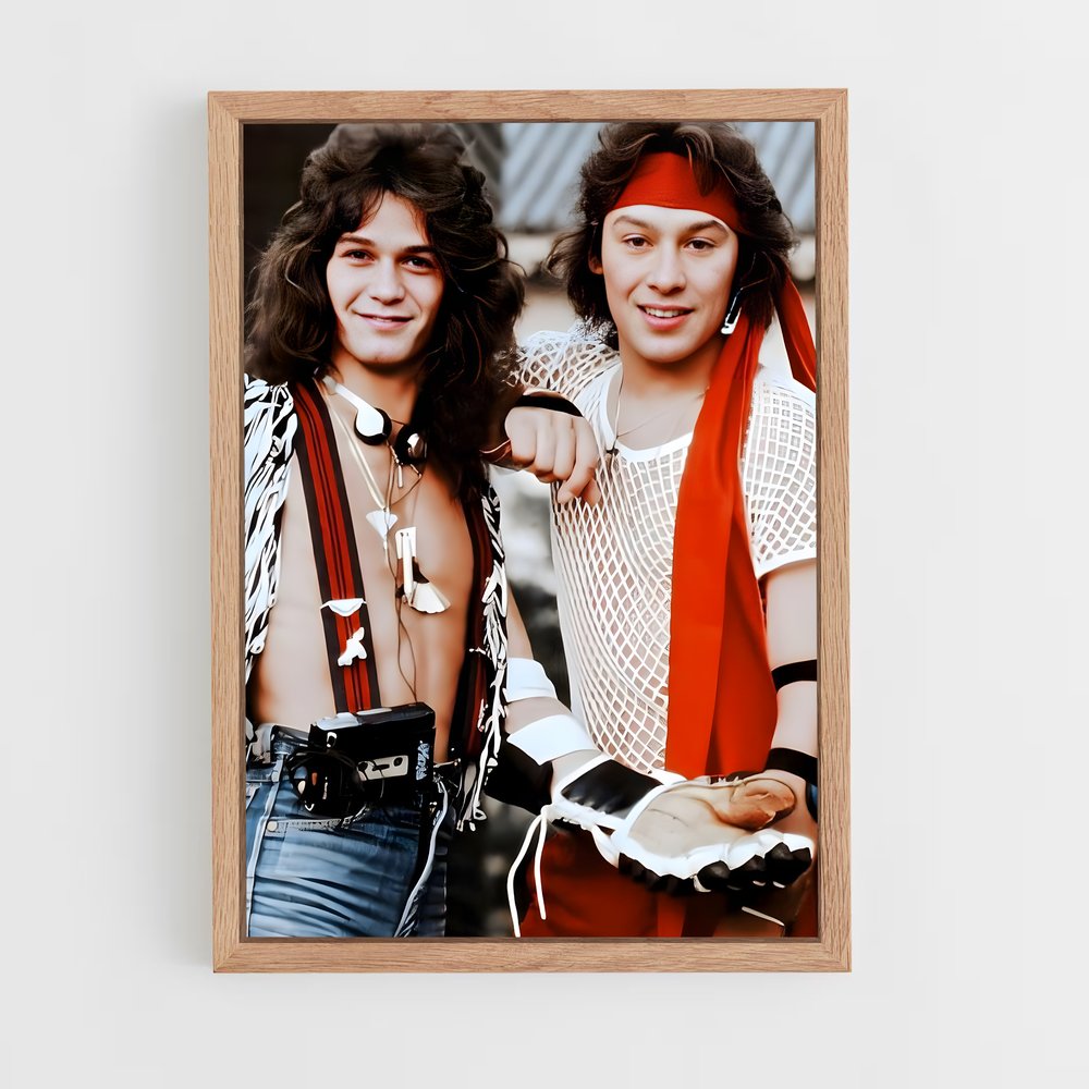 ap-alex van halen-4 cadre Bois clair