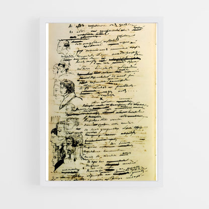 ap-alexander pushkin-1 cadre Blanc