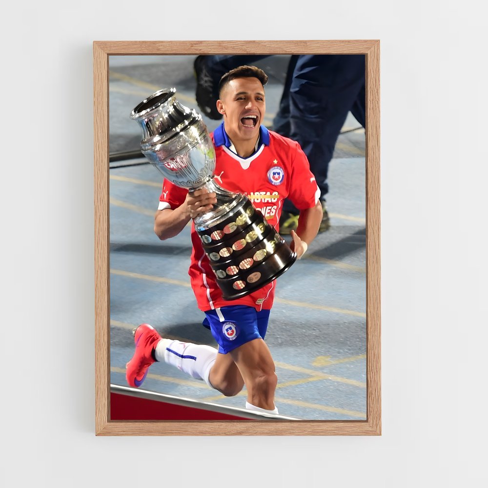 ap-alexis sanchez-1 cadre Bois clair