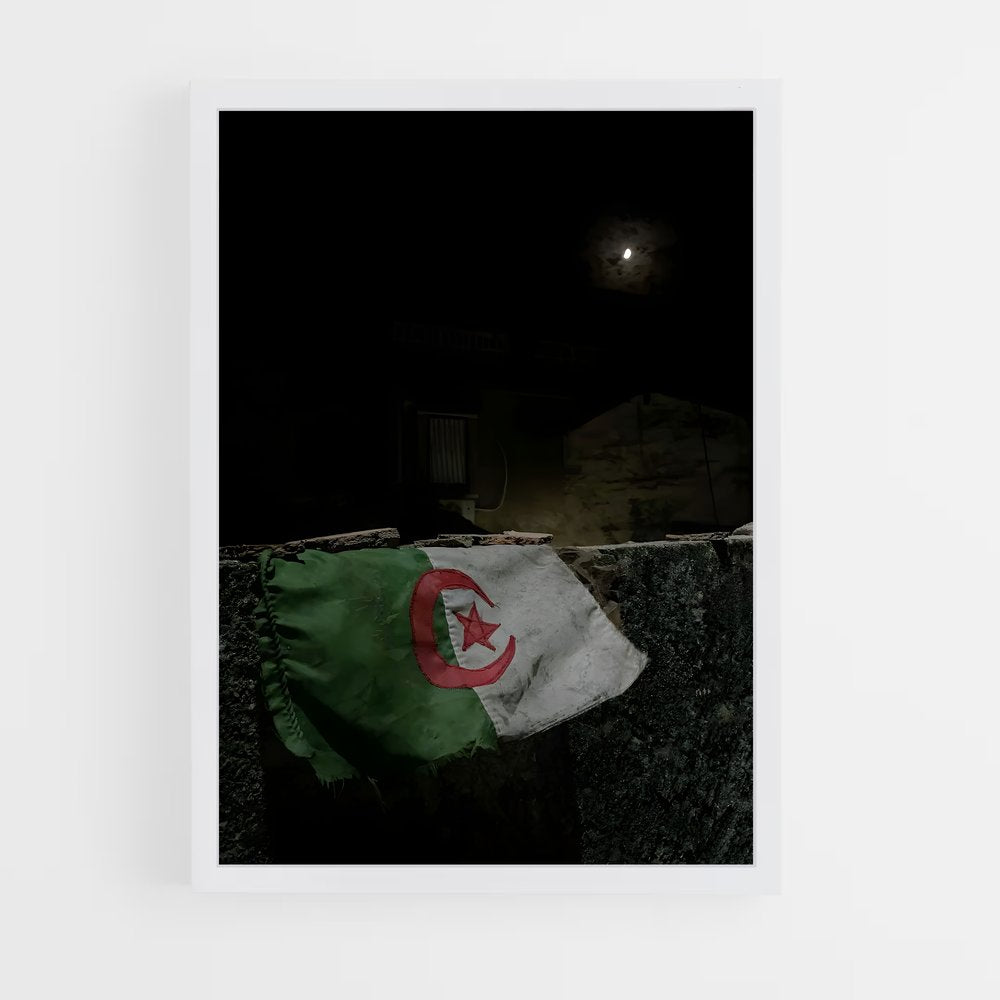 ap-algeria flag-4 cadre Blanc