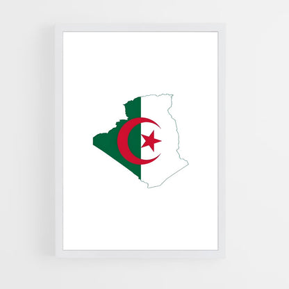 ap-algeria flag-5 cadre Blanc