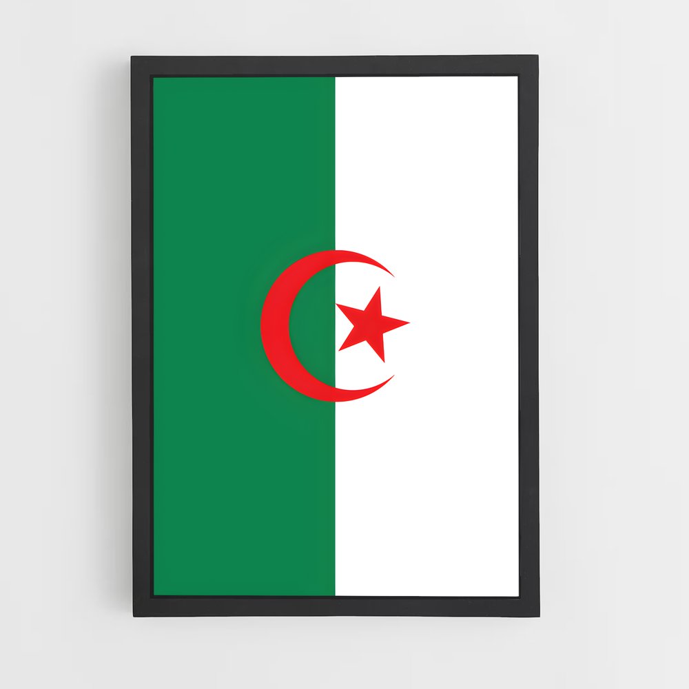 ap-algeria flag-6 cadre Noir