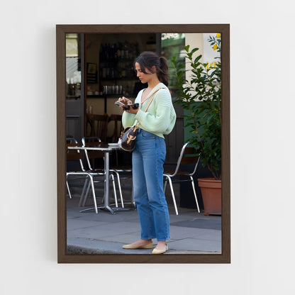 ap-alicia vikander-2 cadre Bois foncé