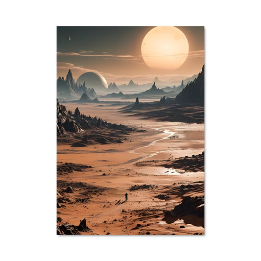 Poster Paysage Martien