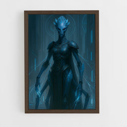 ap-alien civilization-11 cadre Bois foncé