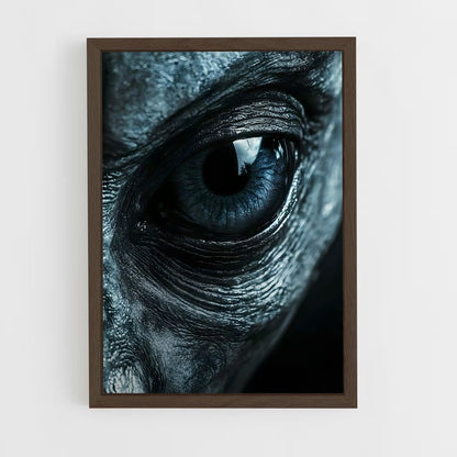 ap-alien eyes-3 cadre Bois foncé
