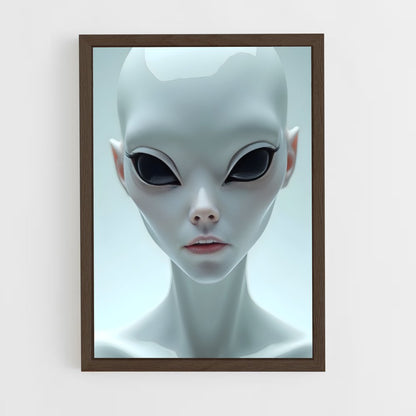 ap-alien eyes-6 cadre Bois foncé