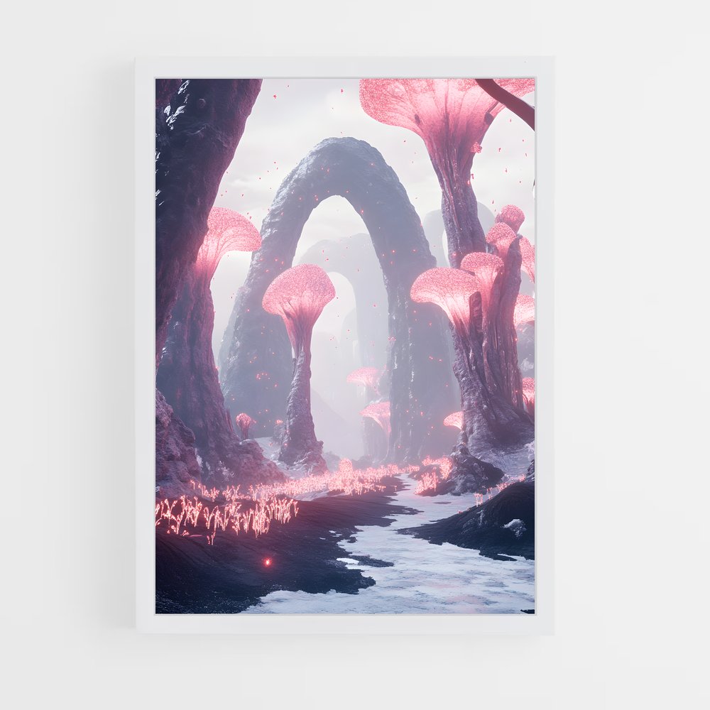 ap-alien landscape-1 cadre Blanc