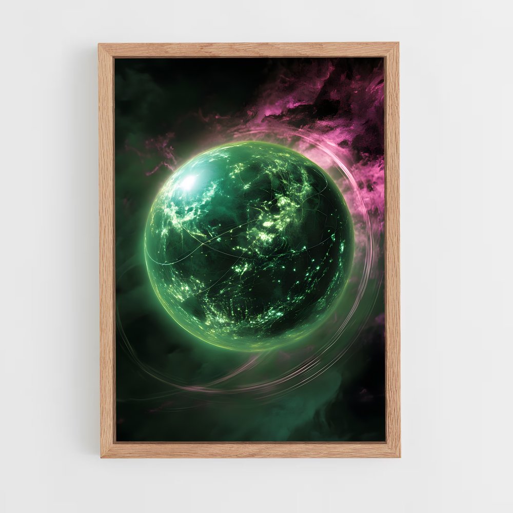 ap-alien planet-6 cadre Bois clair