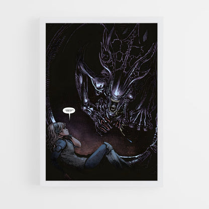 ap-alien queen-2 cadre Blanc