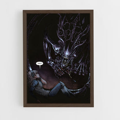 ap-alien queen-2 cadre Bois foncé