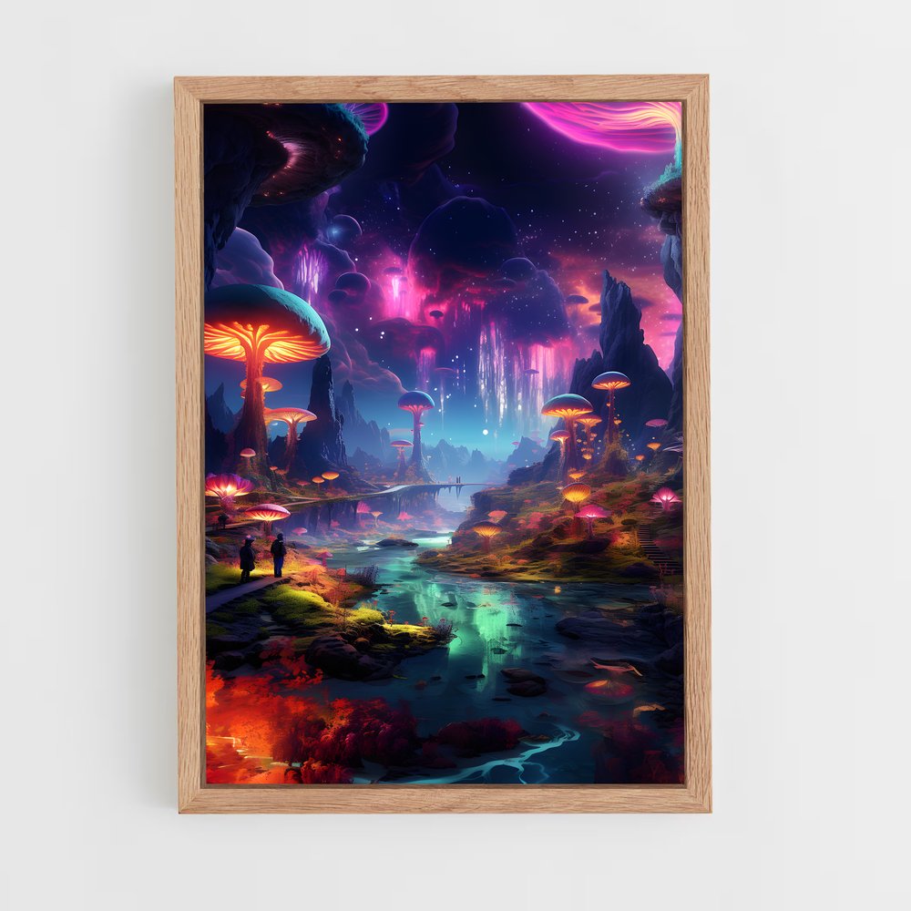 ap-alien worlds-3 cadre Bois clair