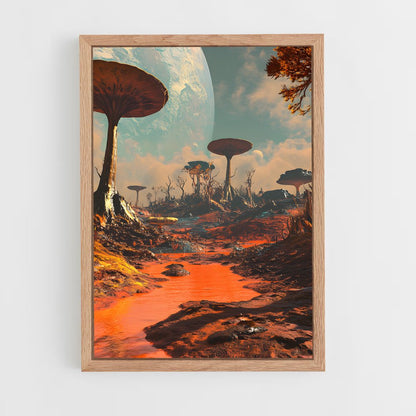 ap-alien worlds-4 cadre Bois clair