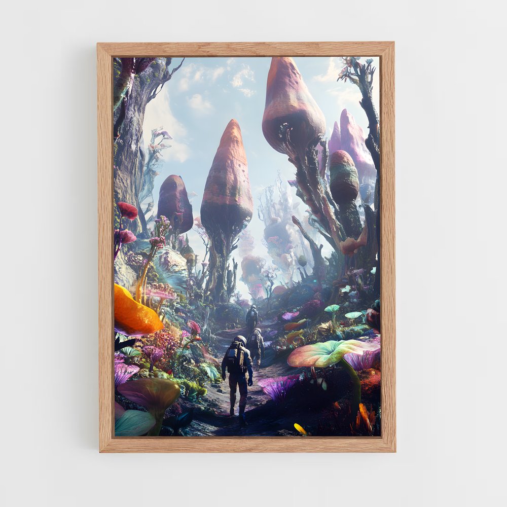 ap-alien worlds-5 cadre Bois clair