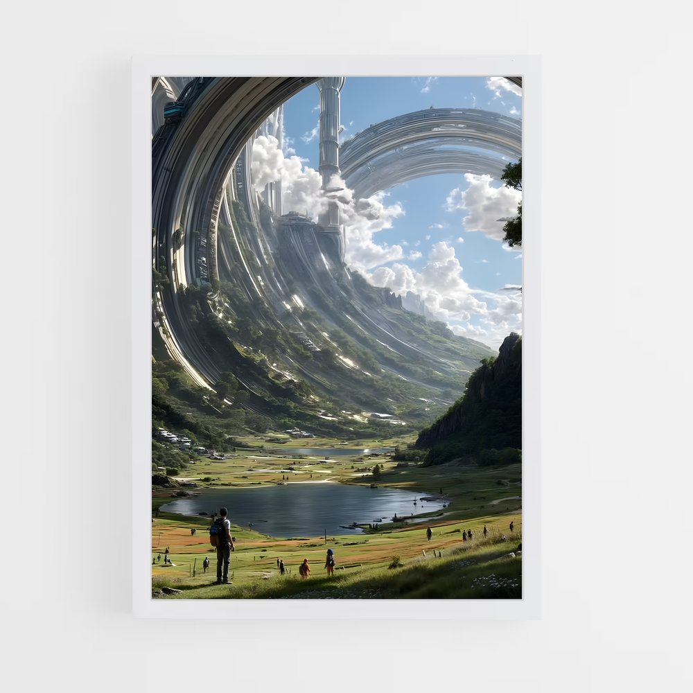 ap-alien worlds-7 cadre Blanc