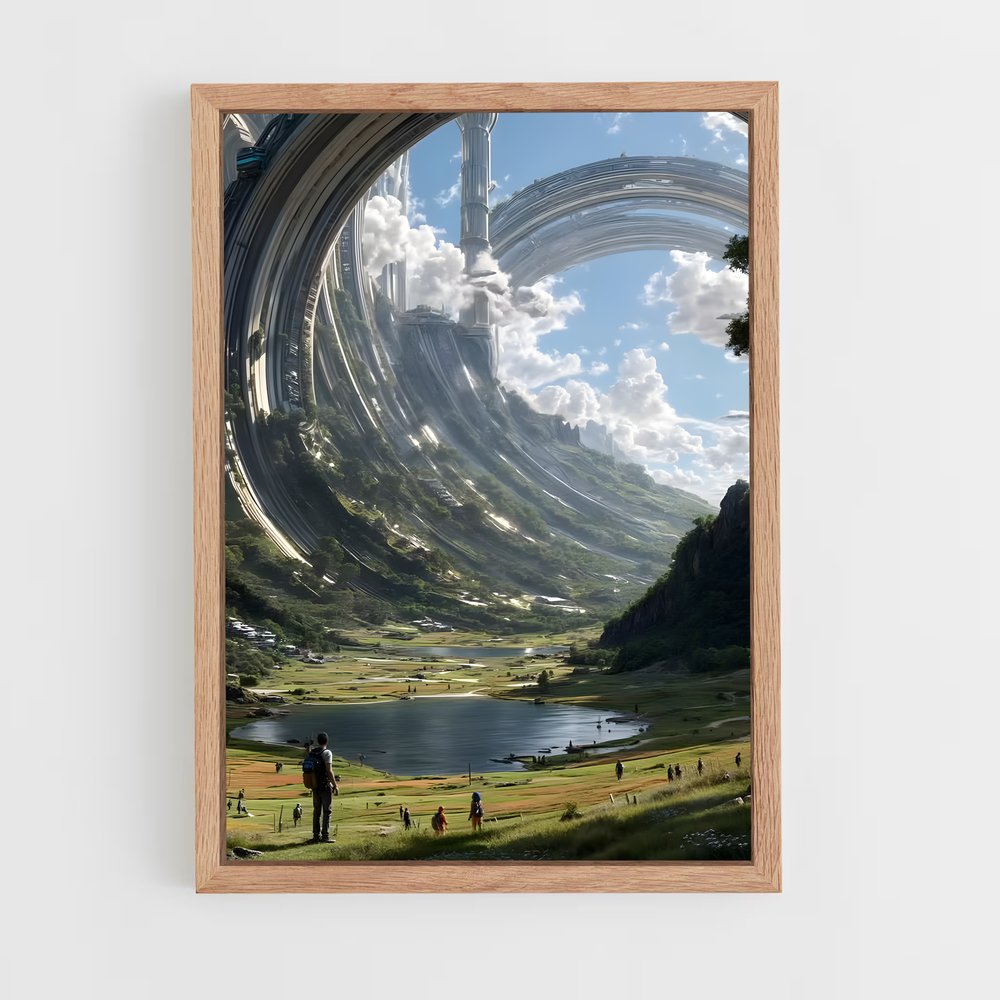 ap-alien worlds-7 cadre Bois clair