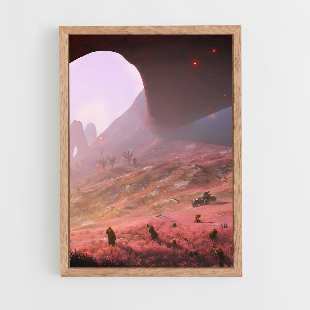 ap-alien worlds-8 cadre Bois clair