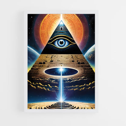 ap-all seeing eye-2 cadre Blanc