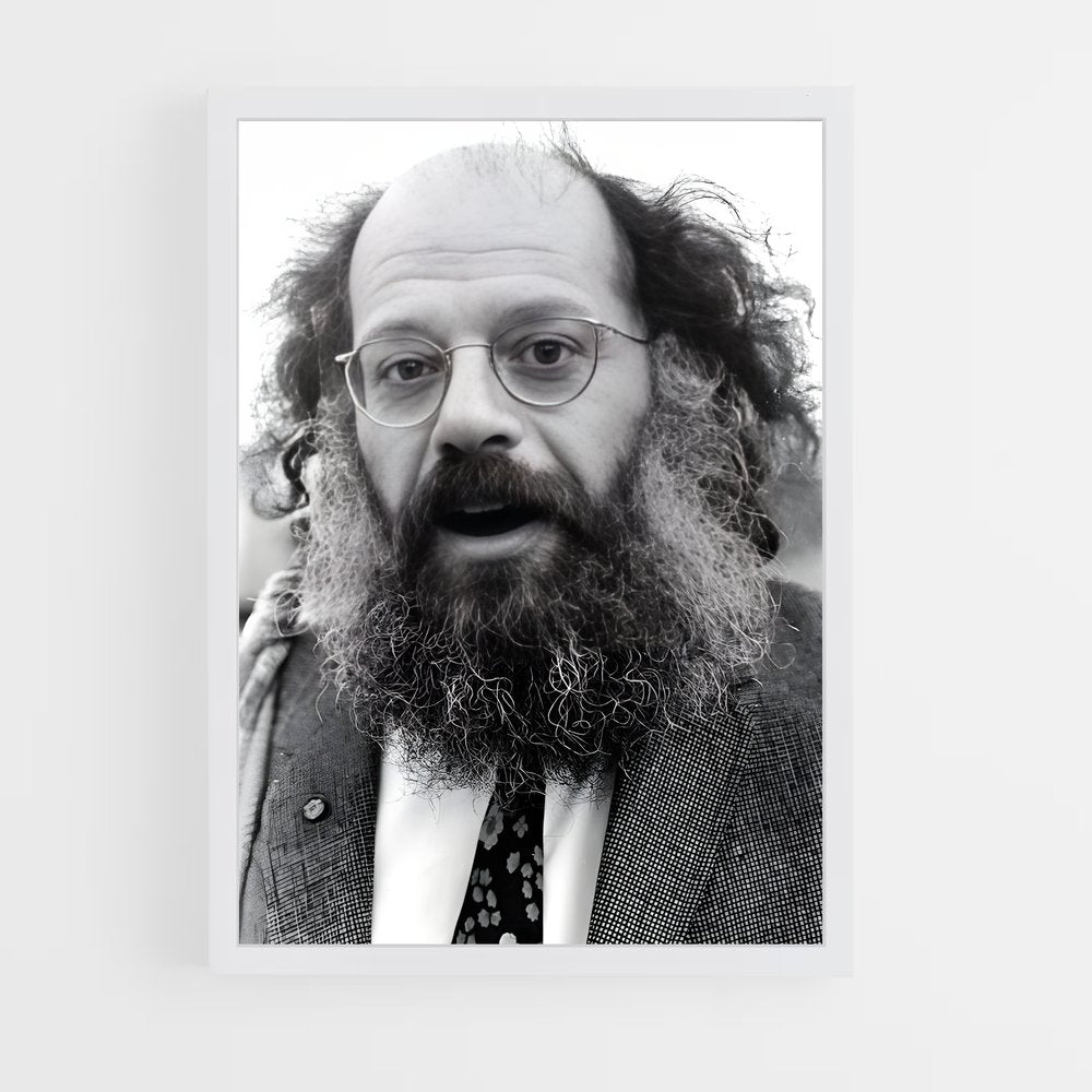 ap-allen ginsberg-4 cadre Blanc