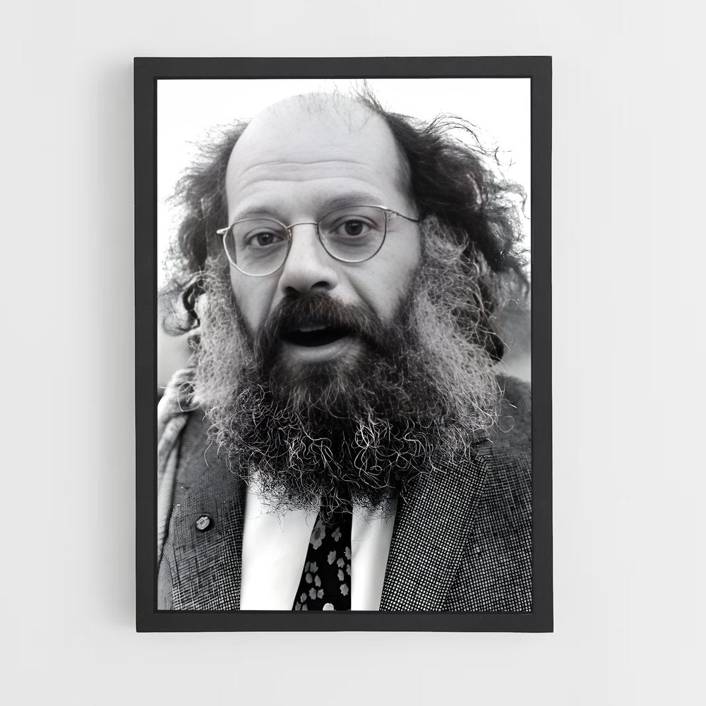 ap-allen ginsberg-4 cadre Noir