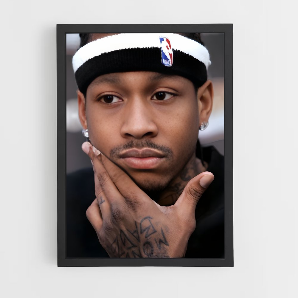 ap-allen iverson-11 cadre Noir