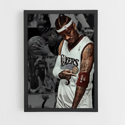 ap-allen iverson-15 cadre Noir