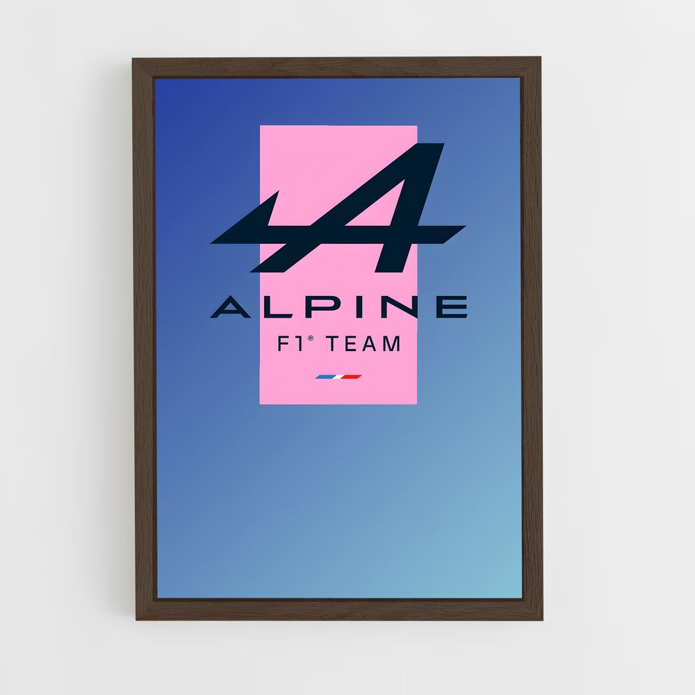 ap-alpine f1 team-11 cadre Bois foncé