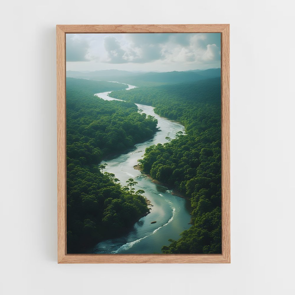 ap-amazon river-3 cadre Bois clair