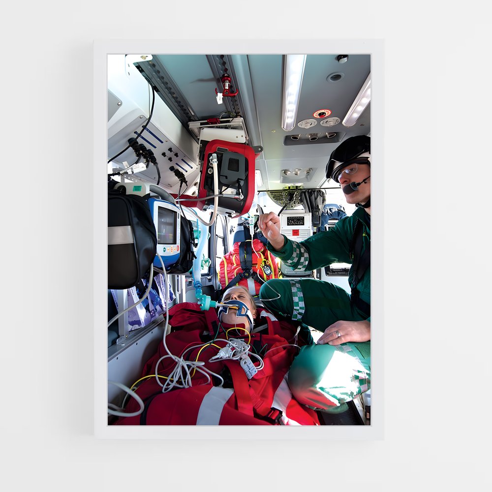 ap-ambulance-3 cadre Blanc