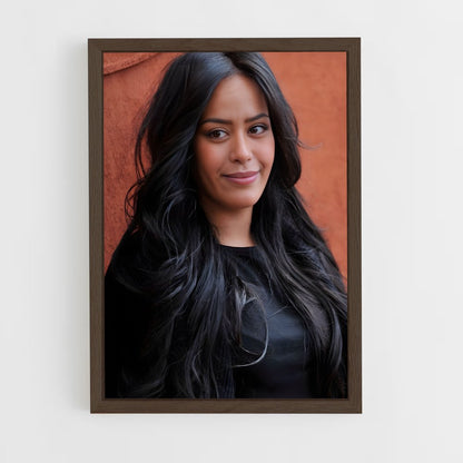 ap-amel bent-6 cadre Bois foncé