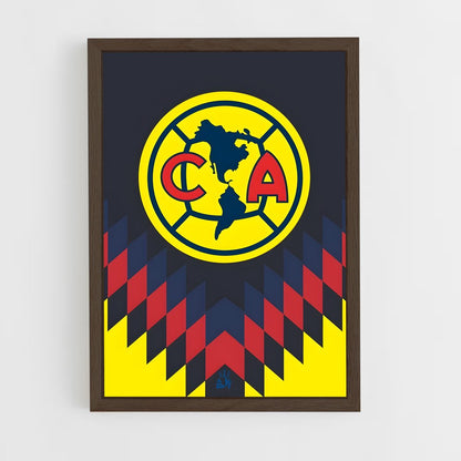 ap-america futebol clube-1 cadre Bois foncé