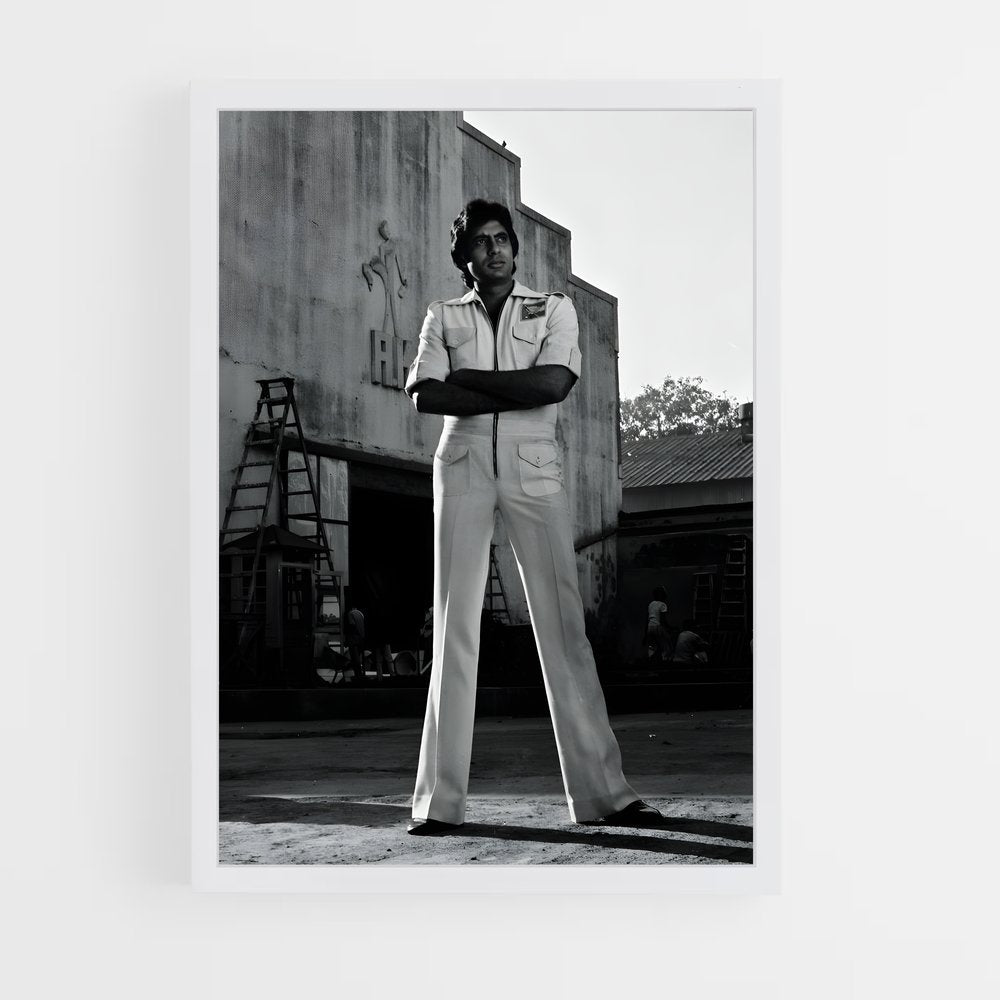 ap-amitabh bachchan-4 cadre Blanc