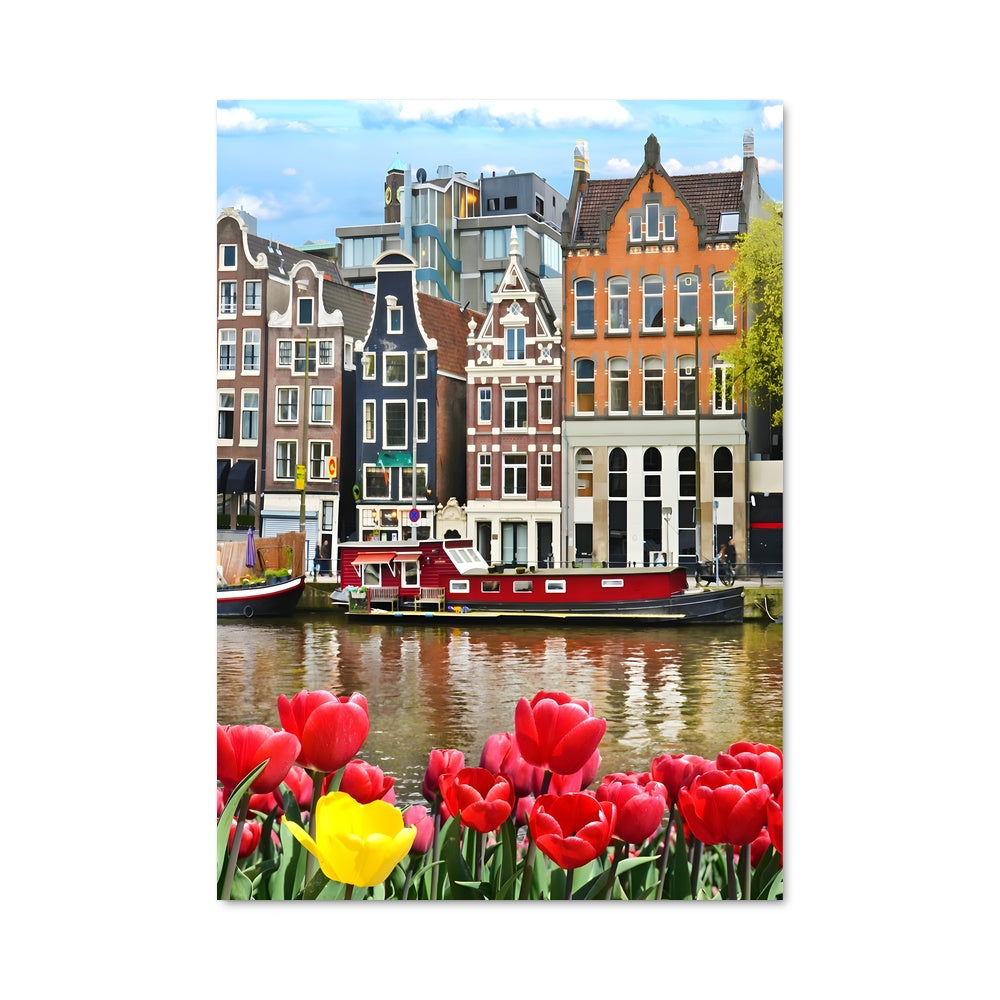 Poster Canaux en Fleurs