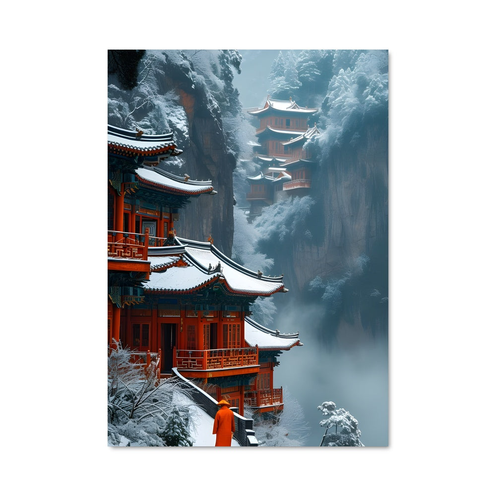 Poster Chemin d'Hiver