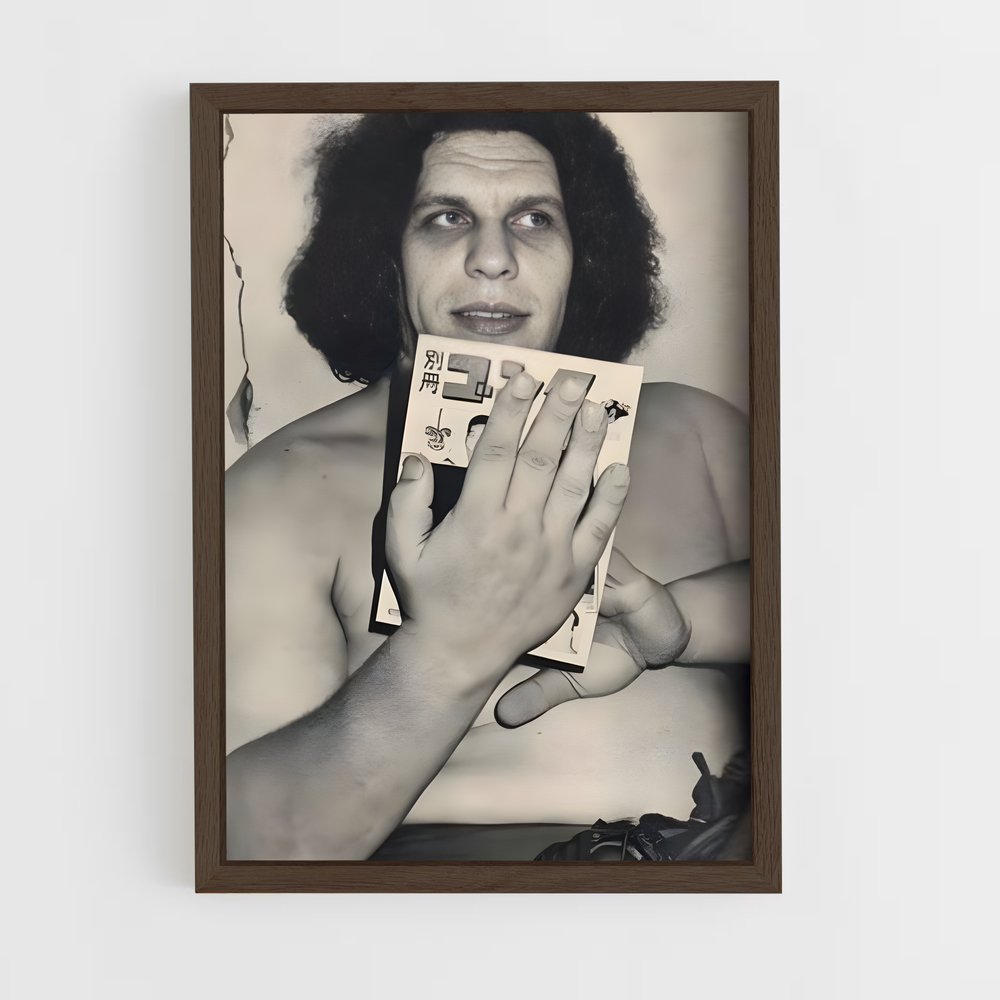 ap-andre the giant-1 cadre Bois foncé