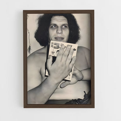 ap-andre the giant-1 cadre Bois foncé
