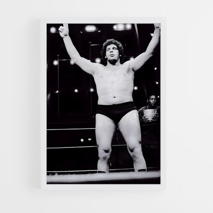 ap-andre the giant-2 cadre Blanc