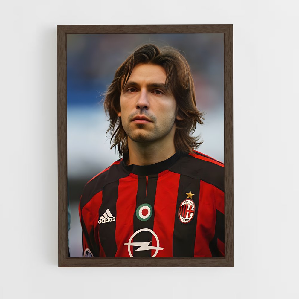 ap-andrea pirlo-1 cadre Bois foncé