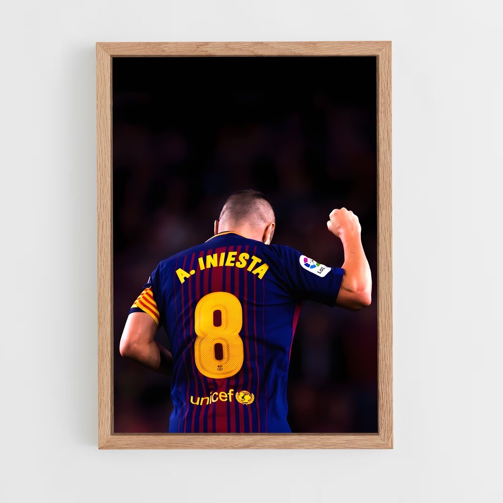 ap-andres iniesta-8 cadre Bois clair
