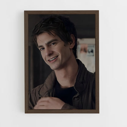 ap-andrew garfield-2 cadre Bois foncé