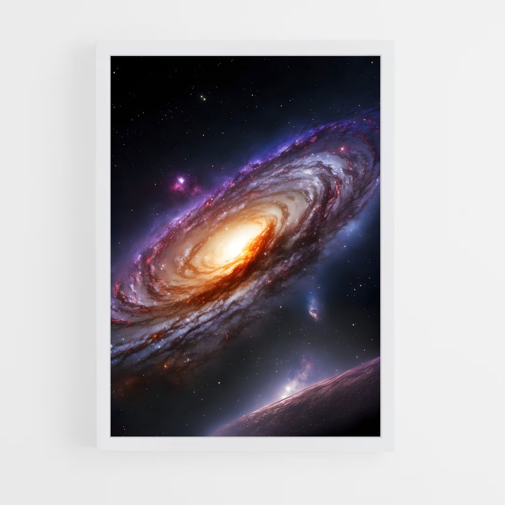 ap-andromeda galaxy-1 cadre Blanc